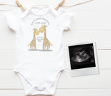Baby Announcement Giraffe Vest