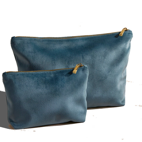 Velvet make up bag