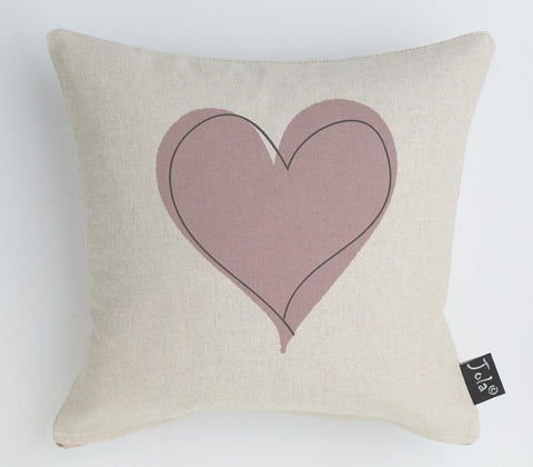 Mummy Braver Cushion Blush heart