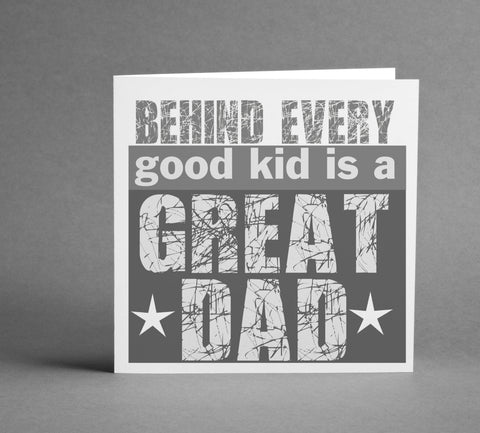 Great Dad square card