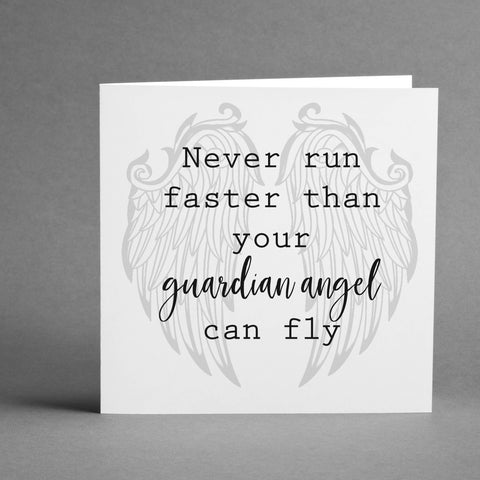 Angel square card