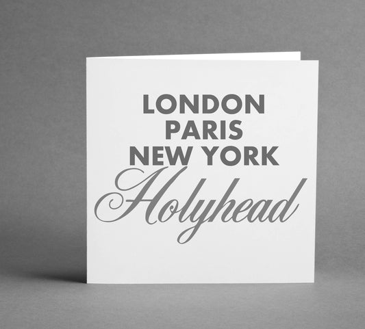 Personalised Sparkle City square card