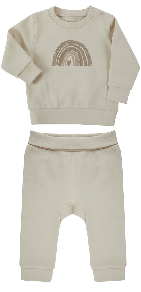Petite Jola Natural Rainbow Organic Toddler Sweatshirt