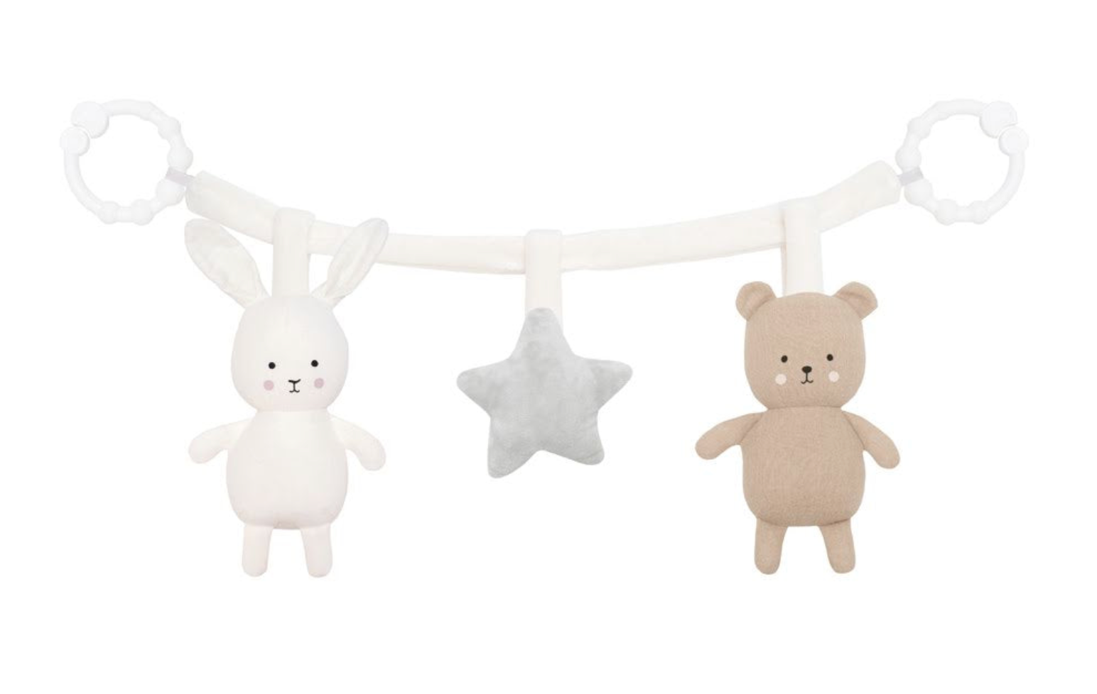 Pram Toy teddy and bunny