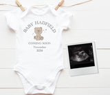 Baby Announcement cute Bear