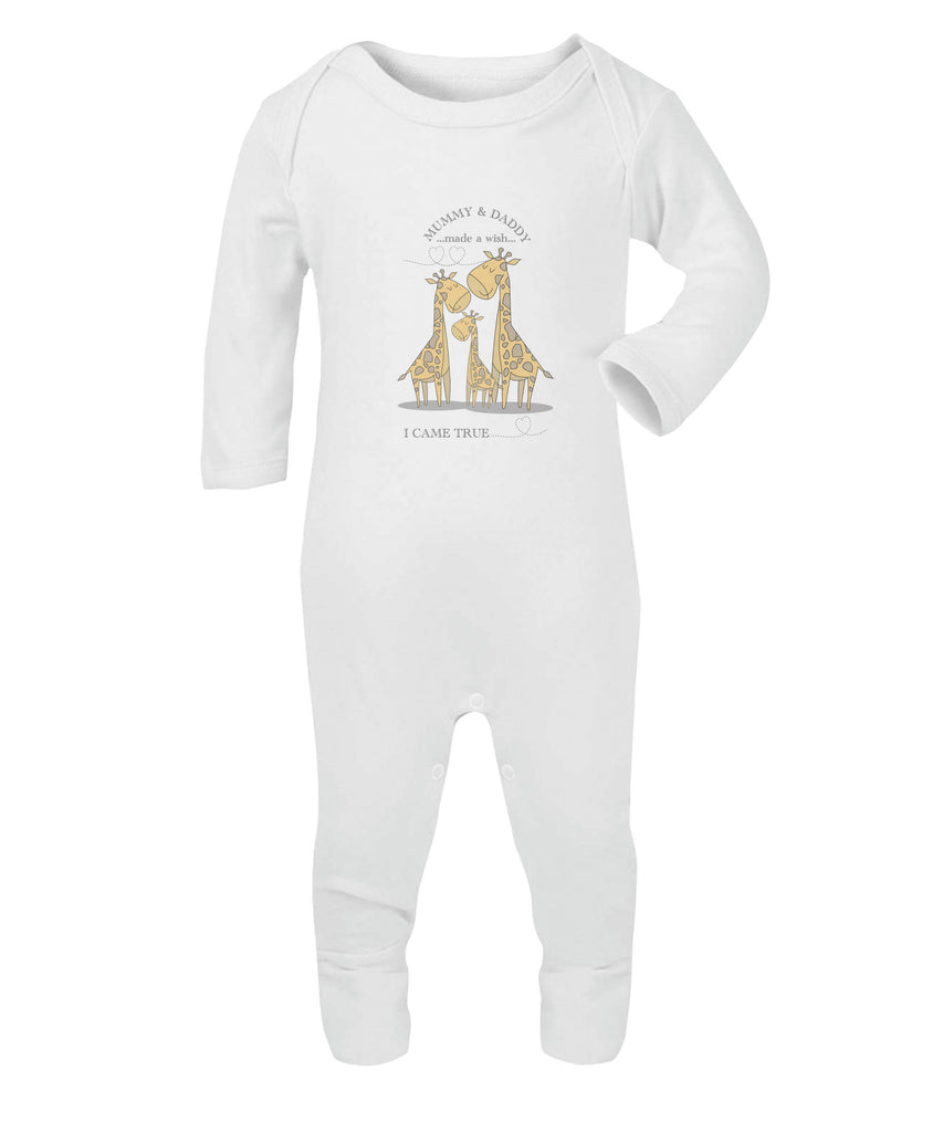 Giraffe Wish Baby Babygrow