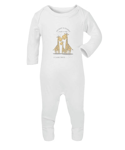 Giraffe Wish Baby Babygrow