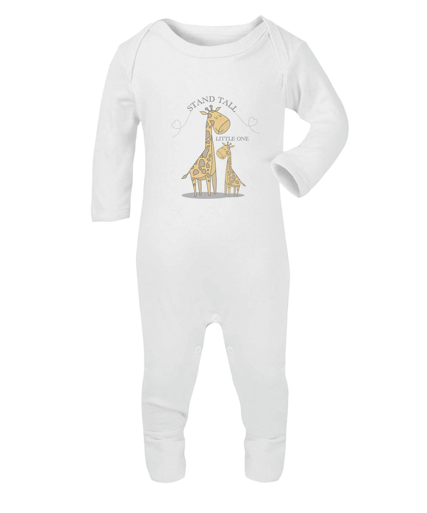 Giraffe stand tall Baby Babygrow
