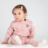 Soft Pink Butterfly Toddler Sweatshirt