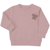 Soft Pink Butterfly Toddler Sweatshirt