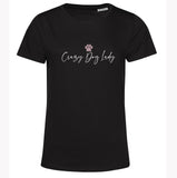Organic Cotton T Shirt Crazy Dog Lady
