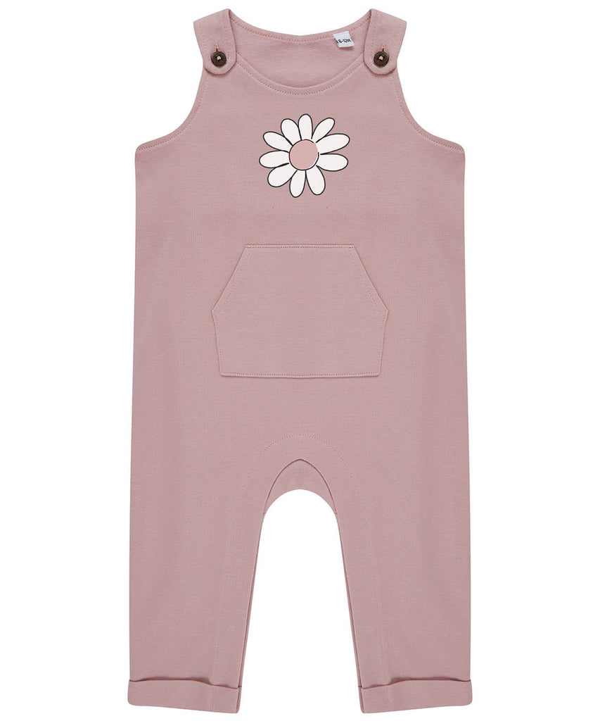 Daisy Baby Dungarees and T Shirt set