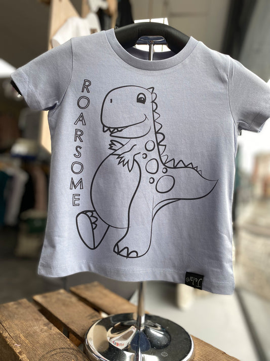 Roarsome Dinosaur Organic Cotton Toddler T Shirt