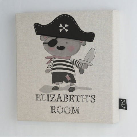 Cute Pirate canvas frame