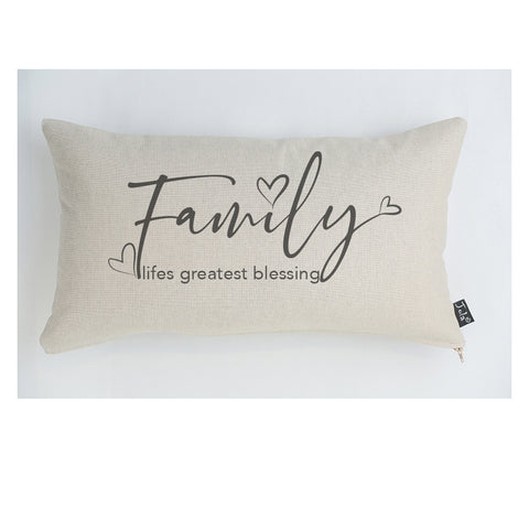 Family Lifes Greatest Blessing cushion