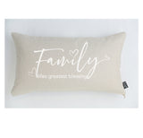 Family Greatest Blessing cushion