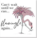 Flamingle... square card