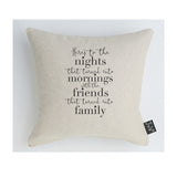 Here's to the night cushion