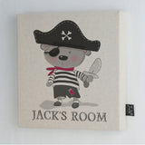 Cute Pirate canvas frame