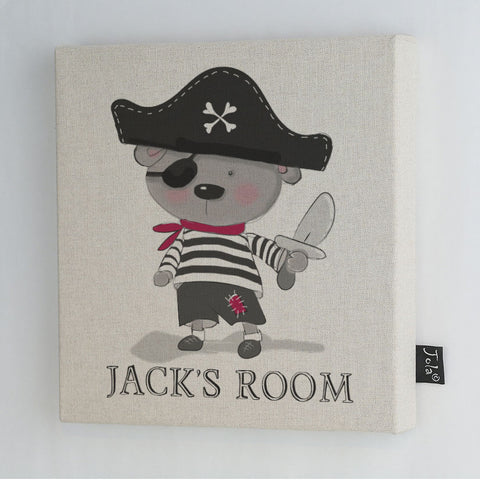 Cute Pirate canvas frame