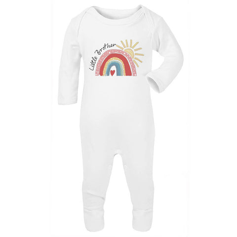 Little Sister/Brother Rainbow Baby Vest