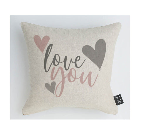 Love you, Love you more cushion