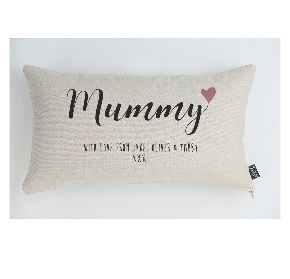 Personalised Mummy with love Cushion Jola Designs