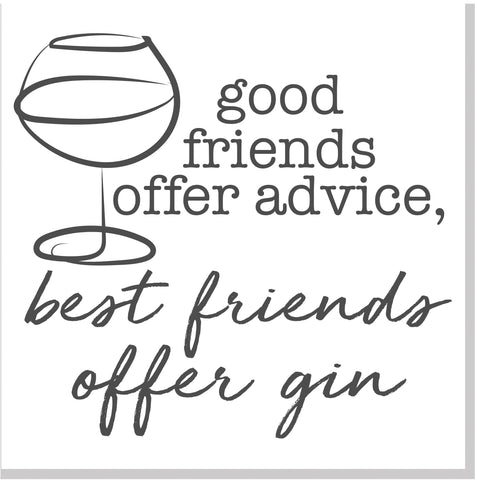 Offer Gin square card