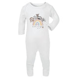 Pastel Rainbow Animals Babygrow