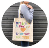Personalised Teacher 5oz canvas bag
