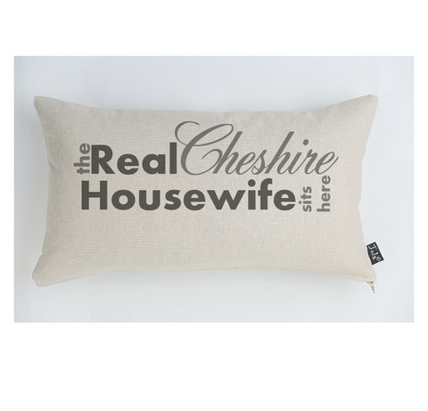 Personalised Real Cheshire Housewife cushion