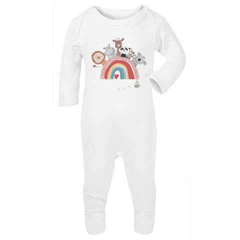 Rainbow Animals Babygrow