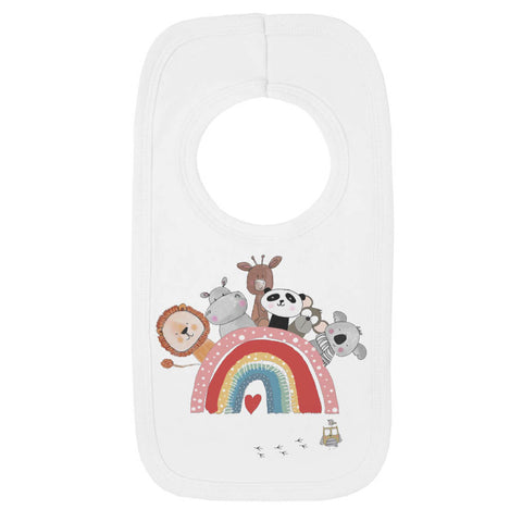 Rainbow Bright Animals Bib