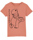 Roarsome Dinosaur Organic Cotton Toddler T Shirt