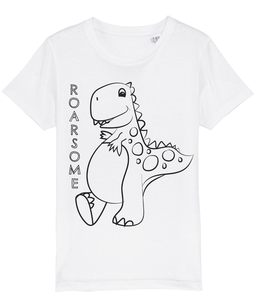 Roarsome Dinosaur Organic Cotton Toddler T Shirt