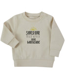 Sunshine Hurricane Organic Toddler Sweatshirt
