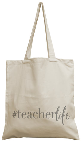 Teacher Life Canvas Bag