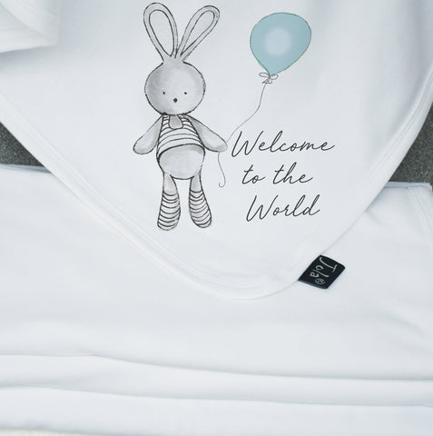 Welcome Balloon Blanket