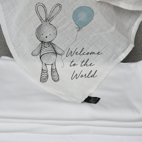 Welcome Balloon Muslin