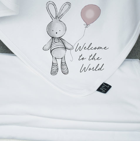 Welcome Balloon Blanket
