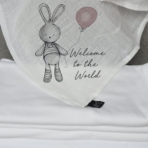 Welcome Balloon Muslin