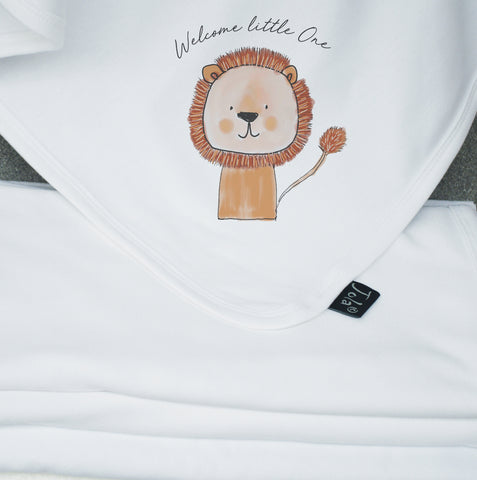 Welcome Little One Cute Jola Animals Blanket