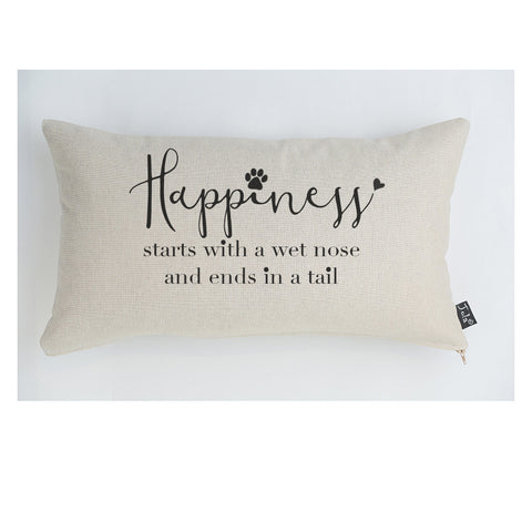 Happiness dog cushion