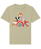 Woodland Animals Organic Cotton Toddler T Shirt