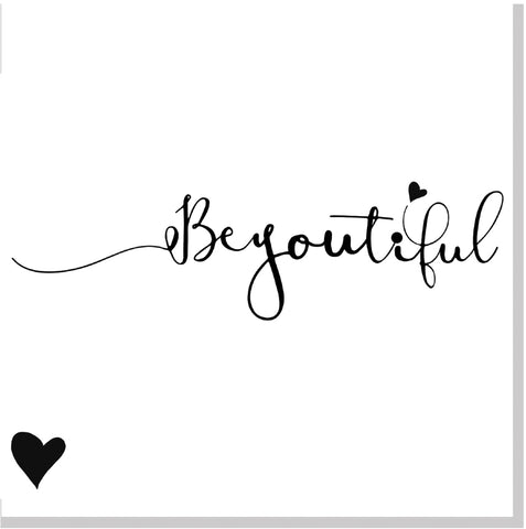 BeYOUtiful square card