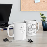 Jola Coffee Mug - Jola Heart Amusing Definition White Mug for Coffee Lovers