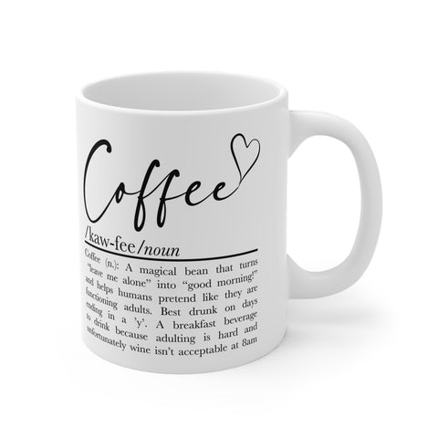 Jola Coffee Mug - Jola Heart Amusing Definition White Mug for Coffee Lovers