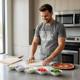 Grey Cotton Apron - select your own design