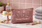 Velvet make up bag