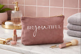 Velvet make up bag